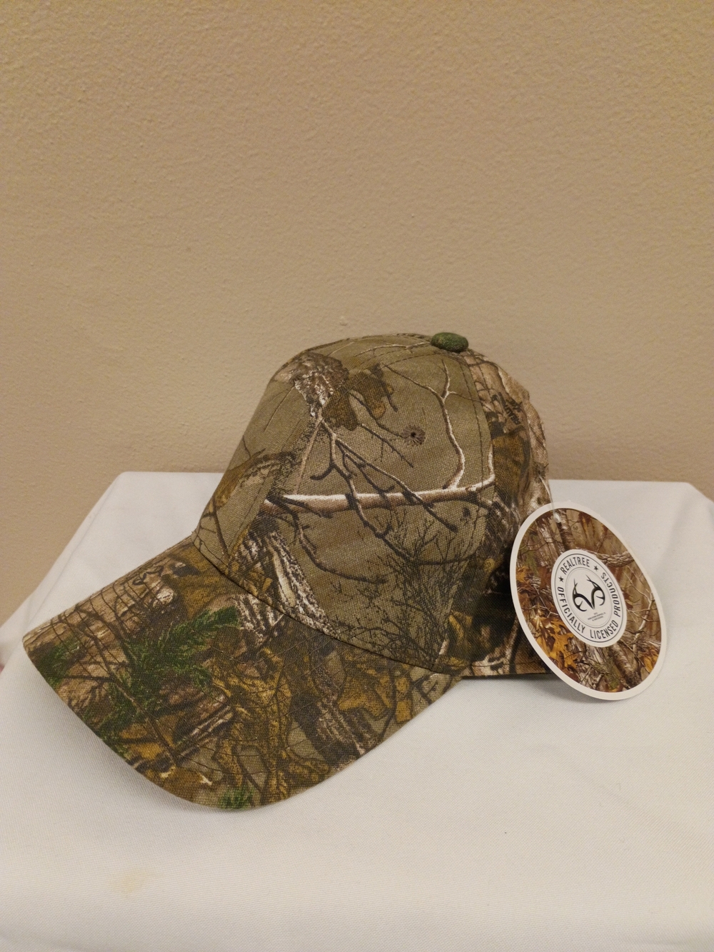 Signature Realtree-Style Camo Baseball Cap - Olive/Brown